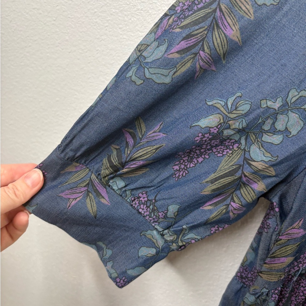 NWT-Natural Life Tiered Floral Dress Size Medium - Picture 5 of 8